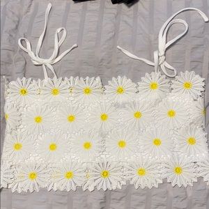 Sunflower crop top